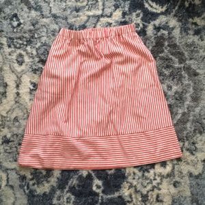 J Crew Factory Stripe Linen Skirt